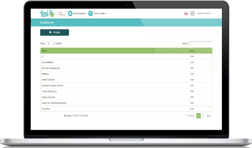 tegorize your employees by departments, facilitating budget control and generating grouped reports that provide insights into the hours worked by each section of your business.
</p>