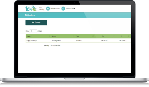 >
Assist your employees in tracking their work hours for the week, providing them with accurate information on the exact time of entry and duration of their workdays.
</p>
